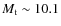 $M_{\rm t}\sim10.1$