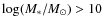 $\log(M_*/M_\odot)>10$
