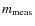 $m_{\rm meas}$