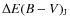 $\Delta E(B-V)_{\rm J}$