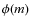 $\phi (m)$