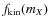 $f_{\rm kin} (m_X)$