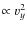 $\propto v_y^2$