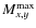 $M_{x,y}^{{\rm max}}$