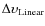 $\Delta \upsilon_{\rm Linear}$