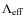 $\Lambda_{{\rm eff}}$