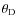 $\theta _{\rm D}$