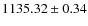 $1135.32\pm 0.34$