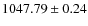 $1047.79\pm 0.24$