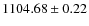 $1104.68\pm 0.22$