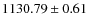 $1130.79\pm 0.61$