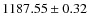 $1187.55\pm 0.32$