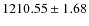 $1210.55\pm 1.68$