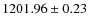 $1201.96\pm0.23$