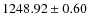 $1248.92\pm 0.60$