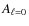 $A_{\ell=0}$