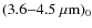 $(3.6{-}4.5~\mu{\rm m})_0$
