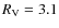 $R_{{\rm V}}=3.1$
