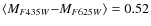 $\langle M_{F435W}{-}M_{F625W}\rangle=0.52$