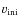 $v_{\rm ini}$