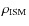 $\rho_{\rm ISM}$