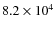 $8.2\times 10^4$