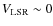 $V_{\rm LSR} \sim 0$