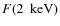 $F(2 ~{\rm ~keV})$