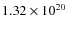 $1.32\times10^{20}$