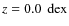 $z = \unit[0.0]~{\rm dex}$