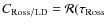 $C_{\rm Ross/LD} = \mathcal{R}(\tau_{\rm Ross}$