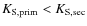 $K_{\rm S, prim}<K_{\rm S, sec}$
