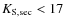 $K_{\rm S, sec}<17$