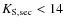$K_{\rm S, sec}< 14$