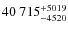 $ 40~715_{\rm -4520}^{+5019}$