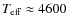 $T_{\rm eff}\approx 4600$