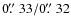 $0\hbox{$.\!\!^{\prime\prime}$ }33/0\hbox{$.\!\!^{\prime\prime}$ }32$