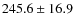 $245.6\pm16.9$