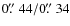 $0\hbox{$.\!\!^{\prime\prime}$ }44/0\hbox{$.\!\!^{\prime\prime}$ }34$