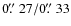 $0\hbox{$.\!\!^{\prime\prime}$ }27/0\hbox{$.\!\!^{\prime\prime}$ }33$
