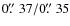 $0\hbox{$.\!\!^{\prime\prime}$ }37/0\hbox{$.\!\!^{\prime\prime}$ }35$