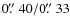 $0\hbox{$.\!\!^{\prime\prime}$ }40/0\hbox{$.\!\!^{\prime\prime}$ }33$