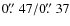 $0\hbox{$.\!\!^{\prime\prime}$ }47/0\hbox{$.\!\!^{\prime\prime}$ }37$