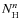 $N_{\rm {H}}^{n}$