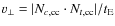 $v_{\perp} = \vert N_{c,{\rm cc}} \cdot N_{t,{\rm cc}}\vert/{t_{\rm E}}$