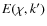 $E(\chi, k')$