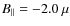 $B_{\parallel} = -2.0~\mu$