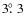 $3\hbox{$.\!\!^\circ$ }3$