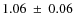 $1.06~\pm~0.06$