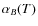 $\alpha_{B}(T)$